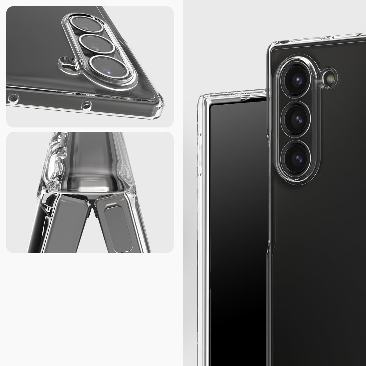 Etui Spigen Ultra Hybrid Pro do Galaxy Z Fold6, przezroczyste